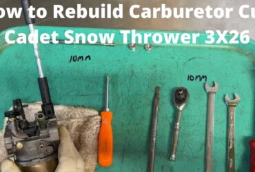 Mobile Repairs Cub Cadet Snow Thrower Carburetor Rebuild in Denver Metro