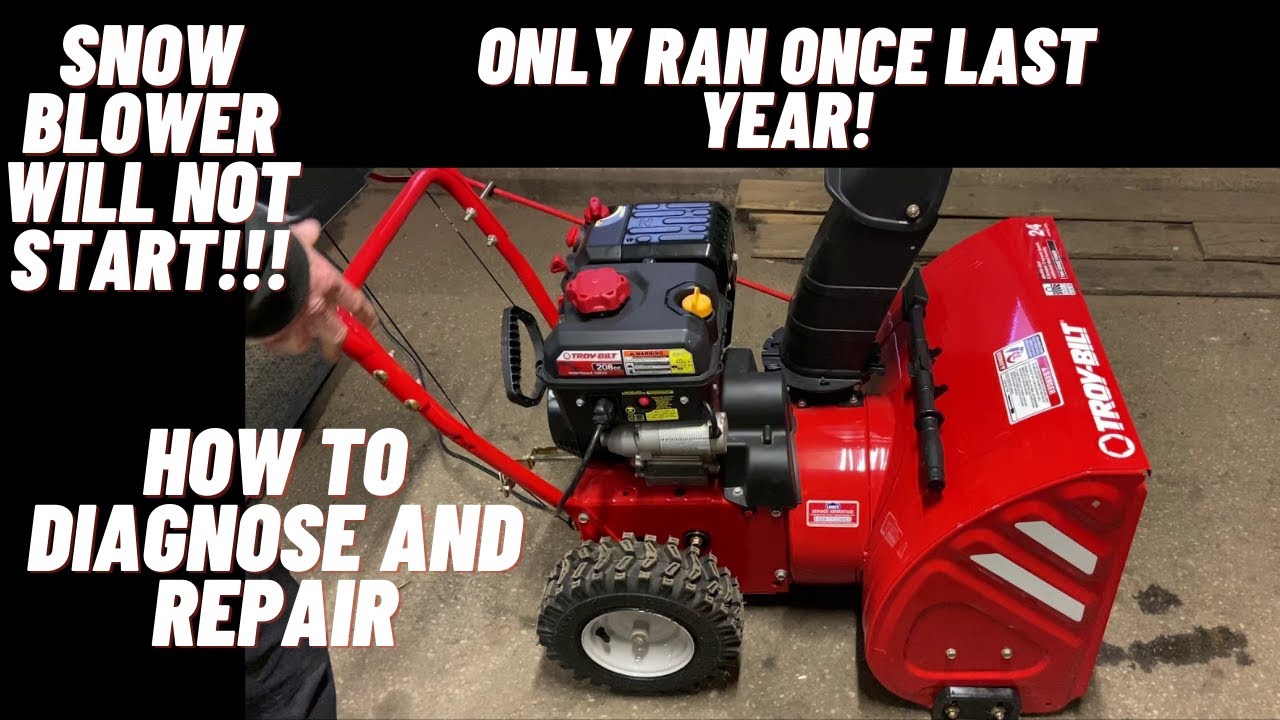 Troy Bilt Snow Blower Not Start Run Mobile Repairs in Denver Metro